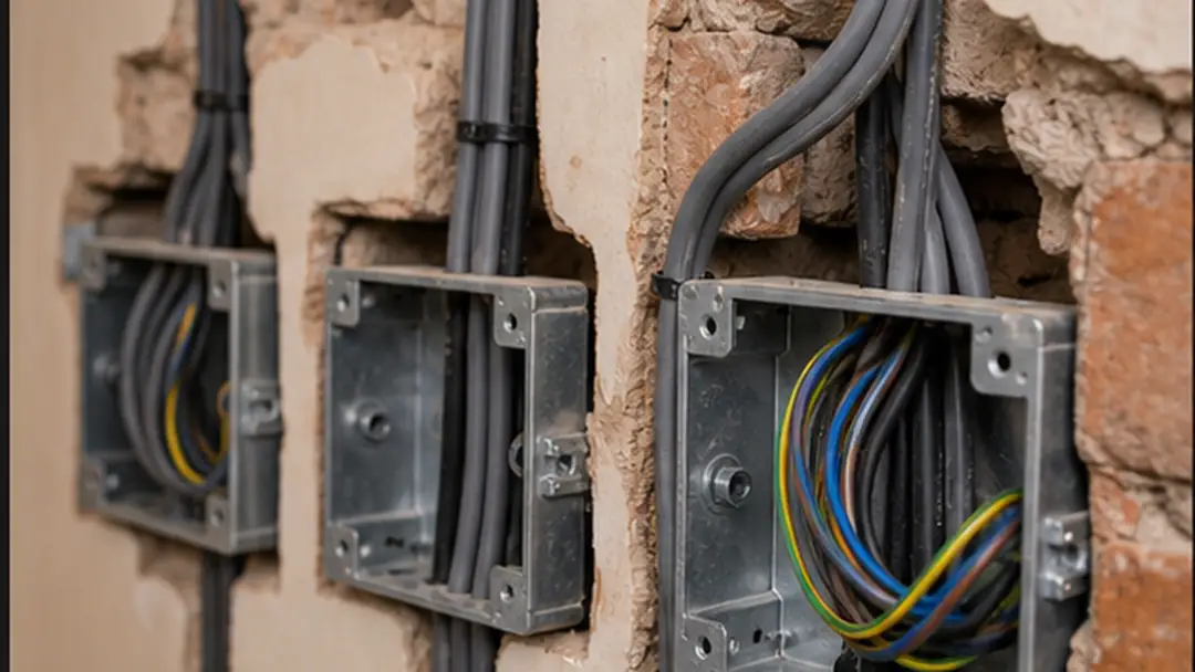 Illustrative full house rewiring work in Brechin