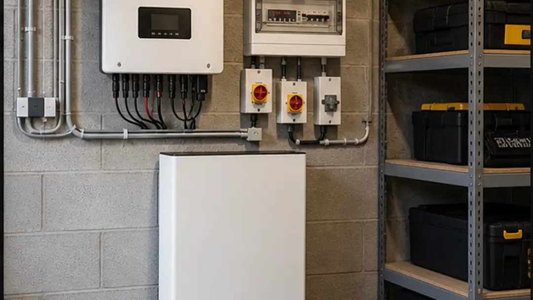 Finished solar pv maintenance electrical work