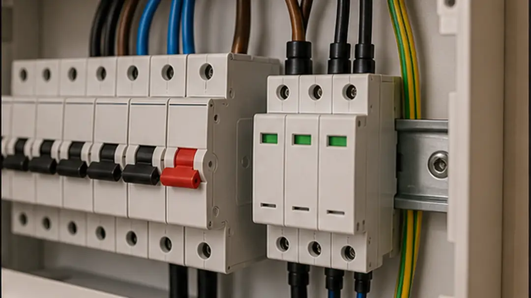 Illustrative surge protection installation work in Brechin